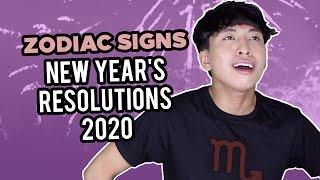 The Zodiac Signs New Years Resolutions 2020  MarcElvin