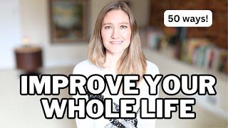 50 LIFE CHANGING Habits to Dramatically IMPROVE YOUR LIFE IN 2024 minimalism simple living