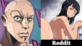 One Piece Female Edition  Anime vs Reddit the rock reaction meme
