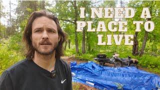 Clearing a Building Site for Off Grid Alaskan Homestead ┃EP3┃I Need A Place To Live