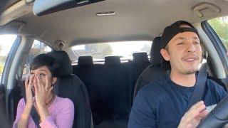 Uber Driver Makes Girl CRY Over Rap