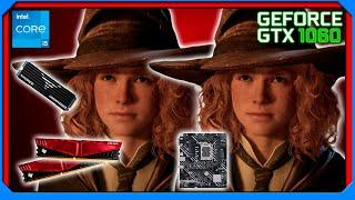 i7-7700 vs i5-13400 New PC  Hogwarts Legacy FPS Comparison Test - GTX 1060 Build 1126182 March 8th