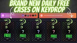 New Daily FREE Case System on Keydrop  More Money = More Free Stuff  Free Giveaway