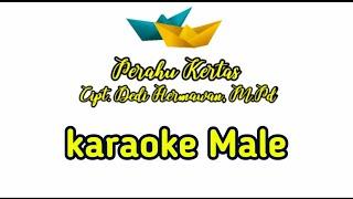 Perahu Kertas no vocal male - karaoke perahu kertas nada Pria