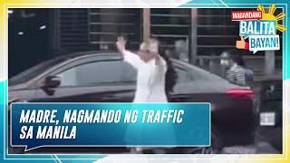 Madre nagmando ng traffic sa Malate Maynila