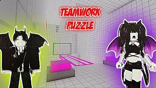 TEKA-TEKI NYA BIKIN BINGUNG @LAKAKARoblox teamwork puzzle robloxindonesia #teamworkpuzzle #roblox