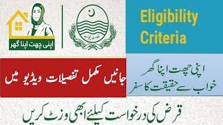 How to apply APNI Chhat APNA Ghar Scheme 2024  Maryam Nawaz loan Scheme for house apply online