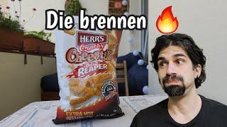 Fackeln mich ab Herrs Carolina Reaper Crunchy Cheestix