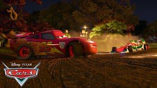 Can Francesco Beat Lightning McQueen on a Dirt Track?  Pixar Cars