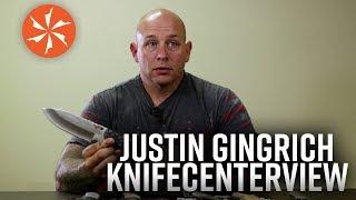 KnifeCenter Interviews Justin Gingrich. Featuring The New Delta Lock Folder