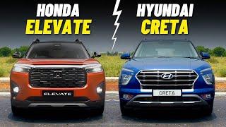 2023 Honda Elevate Vs Hyundai Creta - Which is Better?