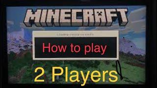 How do I play 2 players on Minecraft Nintendo Switch