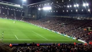 Man United fans at West Brom Amazing support 