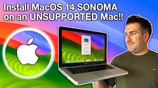 EASY GUIDE How to Install MacOS Sonoma 14 on an UNSUPPORTED MacBook iMac Mac Mini Mac in 2023