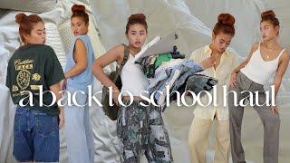 HUGE BACK TO SCHOOL CLOTHING HAUL asos na-kd lewkin elwood minga haul