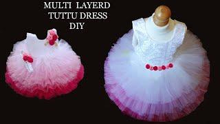 DIY BIRTHDAYFLOWER GIRLSSPECIAL OCCASION DRESS FOR BABY GIRL#tuttudress #birthdaydress