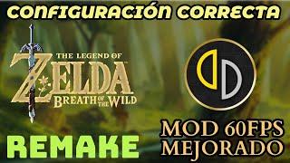 Configuración correcta Zelda Breath of the Wild  Mod 60fps arregla las cinemáticas  Yuzu ea