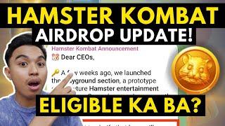 HAMSTER KOMBAT AIRDROP UPDATE HAMSTER KOMBAT ELIGIBILITY FOR AIRDROP I HAMSTER KOMBAT NEW UPDATE