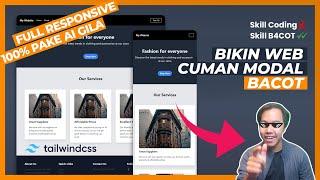 CARA GUA BIKIN WEBSITE TANPA SKILL CODING.. SAMPAI ONLINE  ChatGPT OpenAI