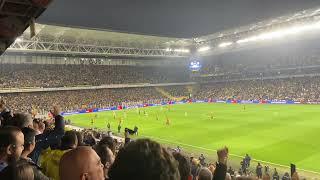 Ülker Fenerbahçe Şükrü Saraçoğlu Stadyumu Derbi Maçının İlk Düdüğü ile Atmosfer 4K