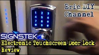 Signstek Electronic Touchscreen Door Lock Review