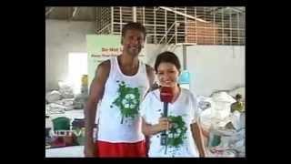 Milind Soman and Gargi Rawat Talks About Plastics Recycling at Manor - Part-1