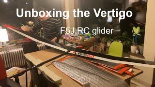 Unboxing the Vertigo F5J glider