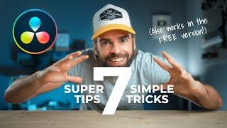 7 SUPER SIMPLE Editing Tips & Tricks for Better Videos FREE Version DaVinci Resolve 19 Tutorial