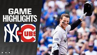 Yankees vs. Cubs Game Highlights 9624