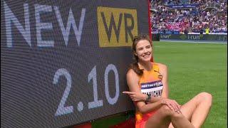 Yaroslava Mahuchikh Breaks High Jump World Record Paris DL 2024