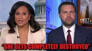 JD Vance HUMILIATES Kristen Welker when she tries insulting him on live tv