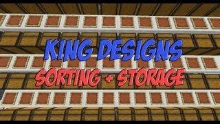 King Designs Automatic Minecraft Sorting and Storage System