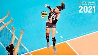 Meryem Boz - Fantastic Volleyball Spikes  Womens VNL 2021