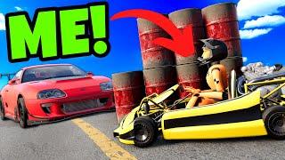 I Used a Go-Kart to Hide From My Friends in Hide and Seek BeamNG Drive Mods