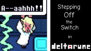 Deltarune Chapter 2 - Stepping off the switch before Noelle crosses