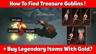 How To Find Treasure Goblins In Diablo Immortal + How To Use Gold?