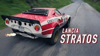 Onboard Lancia Stratos - Ardennes rally - HQ engine sound