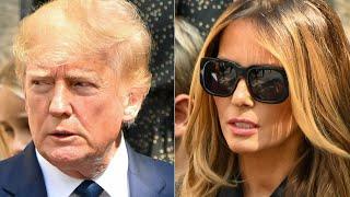 Trump & Melanias Body Language At Amalijas Funeral Says It All