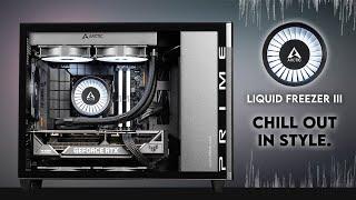 Cool Powerful & Beautiful The Arctic Liquid Freezer III is Here  ASUS Prime AP201 Gaming PC Build