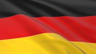 Flag of Germany waving in the wind - Flag animation - Motion background - 4K UHD