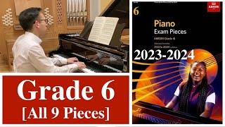 ABRSM Grade 6 Piano 2023-2024 Complete with Sheet Music
