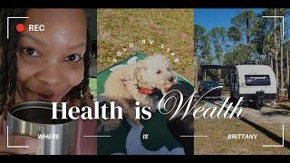 Solo Female Vanlife in Travel Trailer - Health is Wealth  Flea Market Grocery Shopping & Med Appts