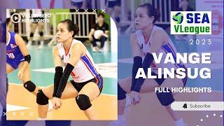 2023 SEA V.League  Full Highlights  Vange Alinsug