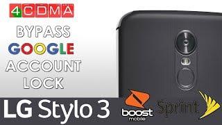 LG Stylo3 LS777 Sprint Google Account Bypass Tutorial  October 2017  Android 7.0  ZV8