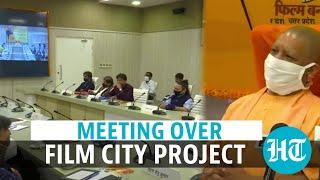 Watch CM Yogi meets film fraternity members over new film city project