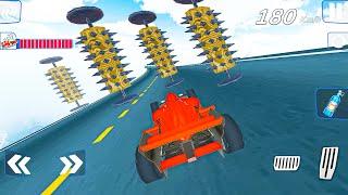 Impossible Formula Car Racing Stunts Simulator - Car Mega Ramp 3D - Gameplay Android