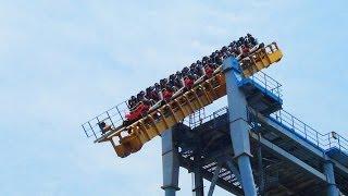 Gravity Max OMFG Tilt Roller Coaster POV Seriously Messed Up AWESOME Ride 搶救地心