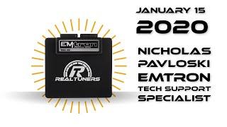 RealTuners Radio - Episode 110 - Nicholas Pavloski Emtron Tech Support Specialist