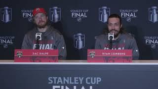 Zac Dalpe & Ryan Lomberg Florida Panthers 2023 Stanley Cup Final Game 2 @ Vegas Golden Knights
