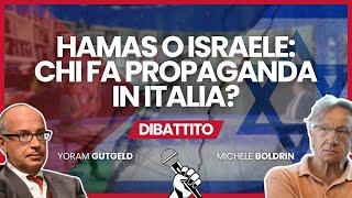 Hamas o Israele chi fa propaganda in Italia? Dibattito con lex deputato Yoram Gutgeld